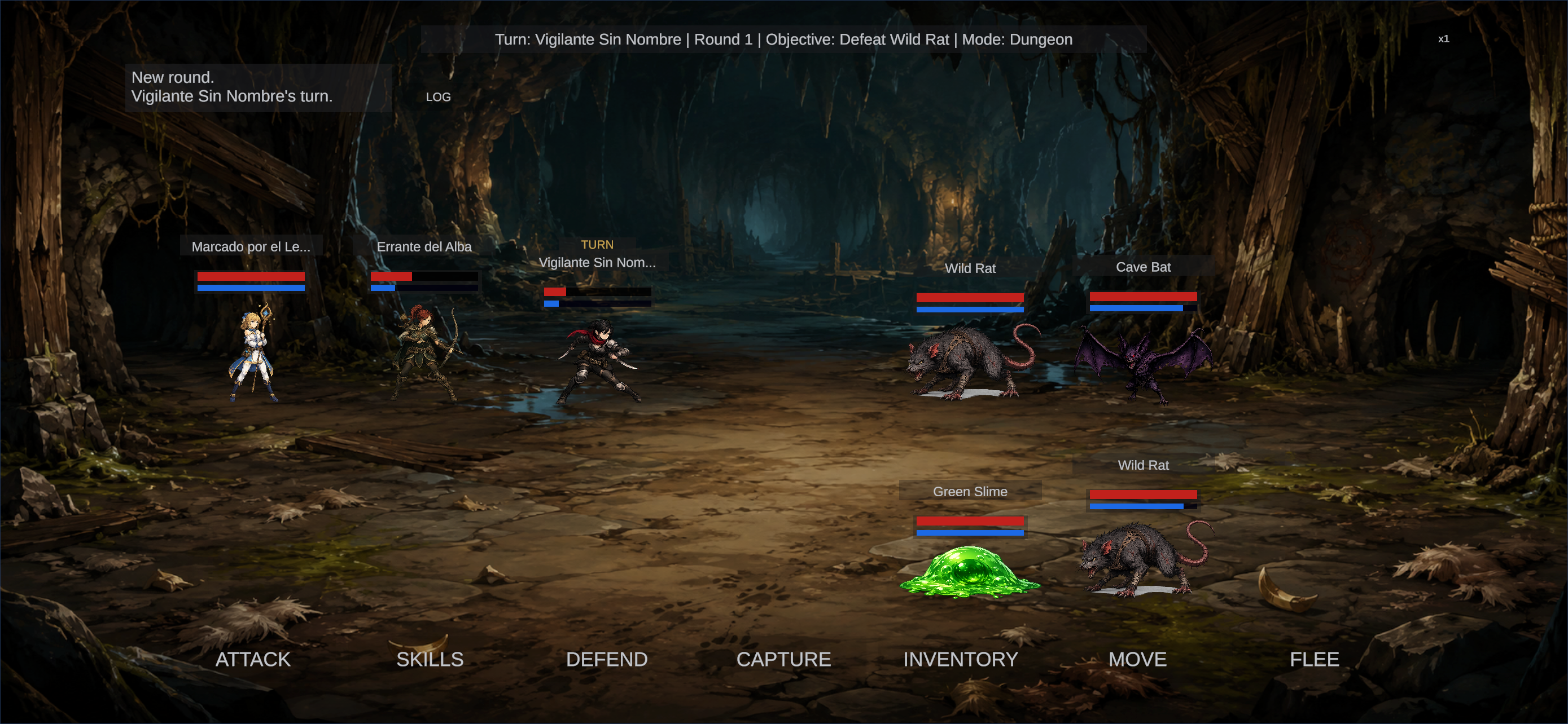 Tactical formation screenshot in Isekai: Demon King