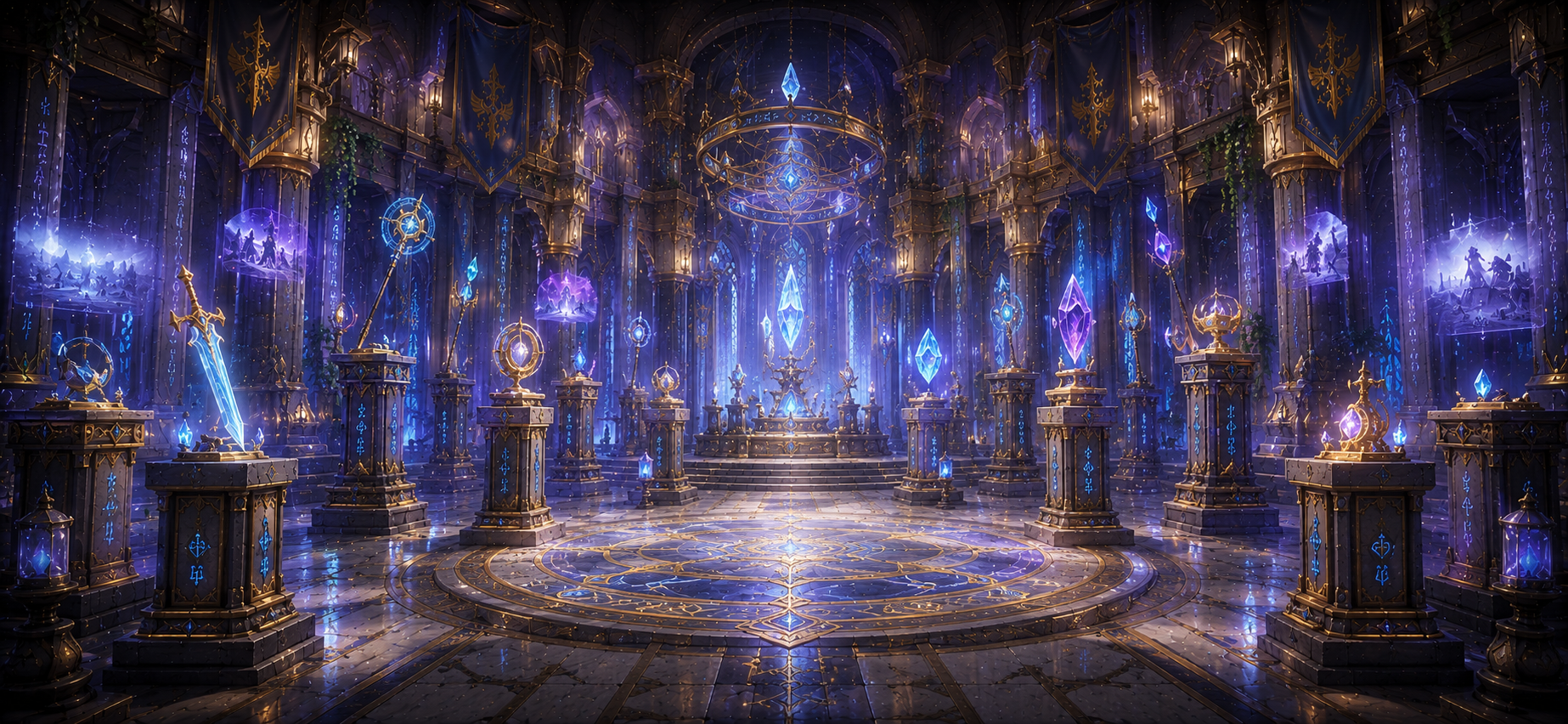 Legacy Hall artwork in Isekai: Demon King